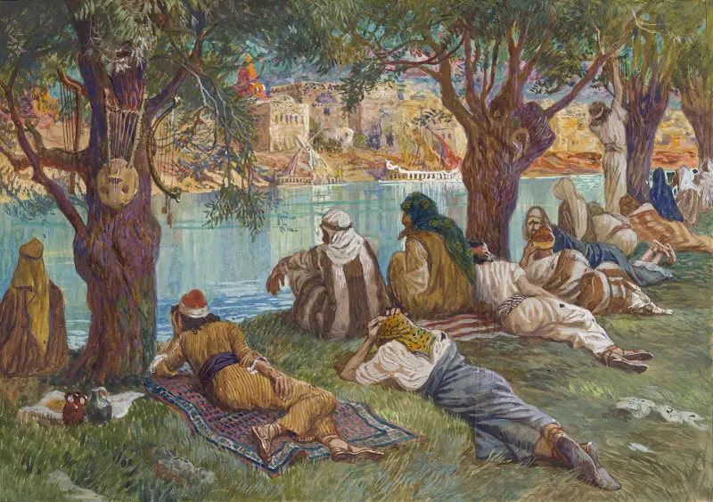 Vid Babels vatten av James Tissot