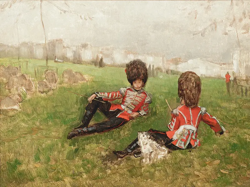 Coldstream-fifare i St James's Park, London av James Tissot