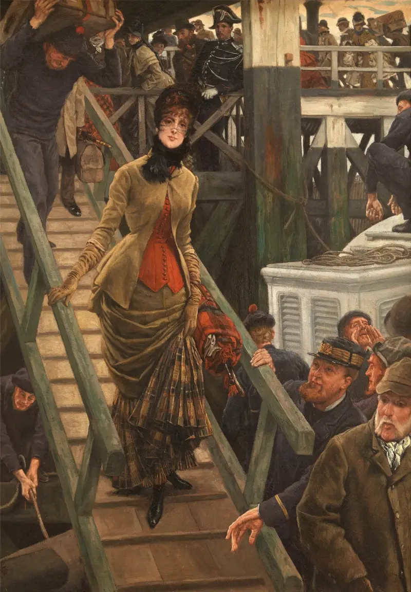 Odpłynięcie z Calais, James Tissot
