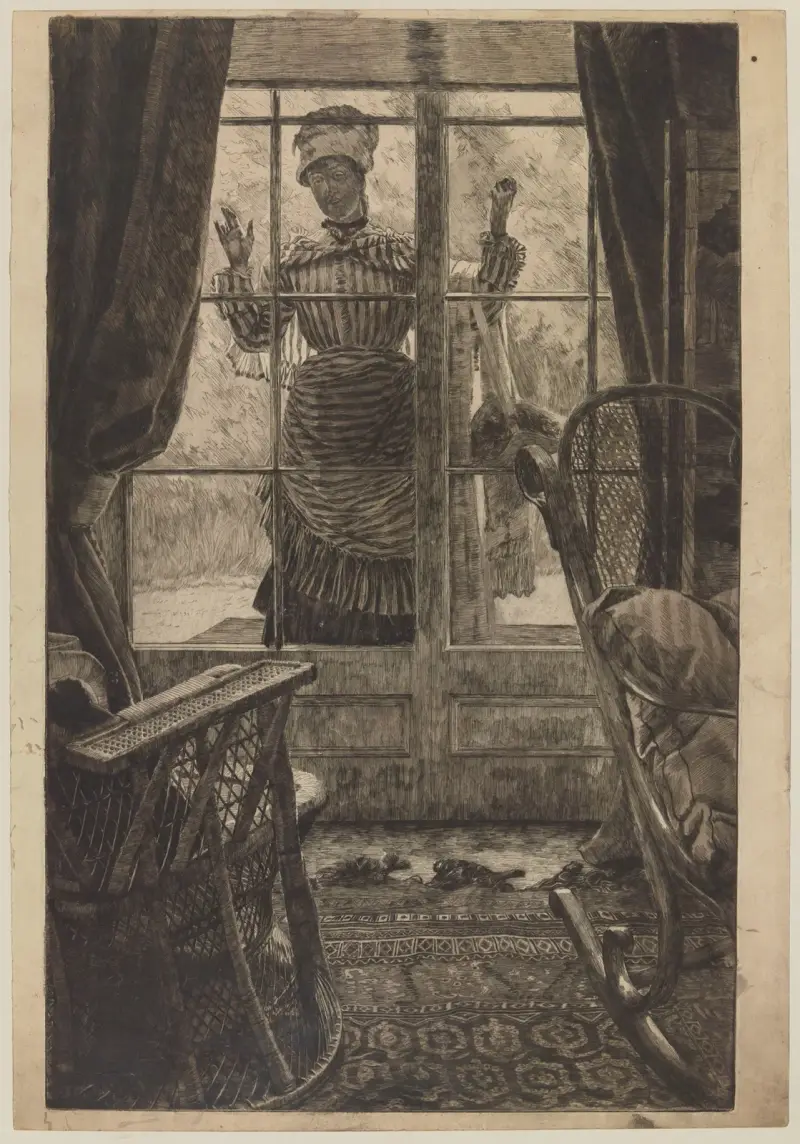 Kvinna vid fönstret av James Tissot