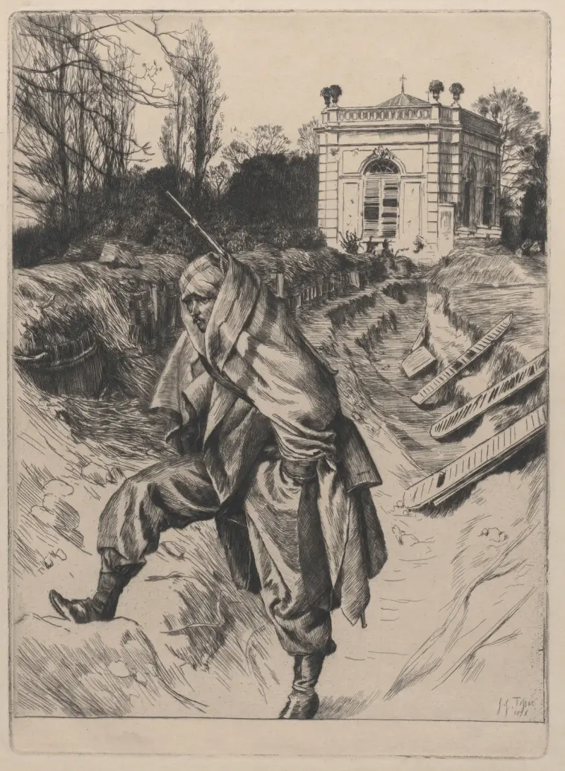 Grand'Garde (Minne från belägringen av Paris) av James Tissot