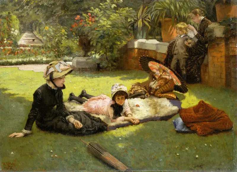 I fullt solljus av James Tissot