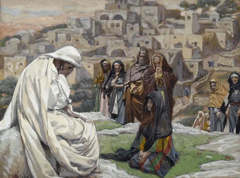 Jesus grät (Jesus Wept) av James Tissot