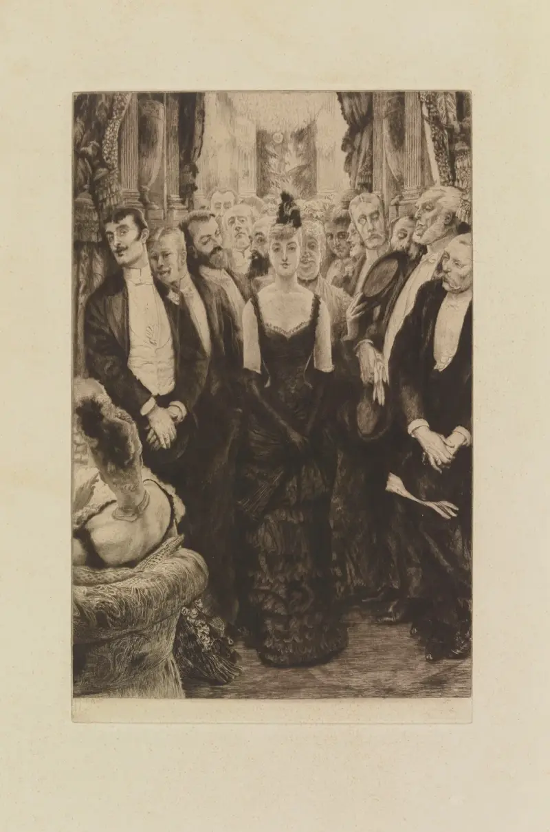 Den vackraste kvinnan i Paris av James Tissot