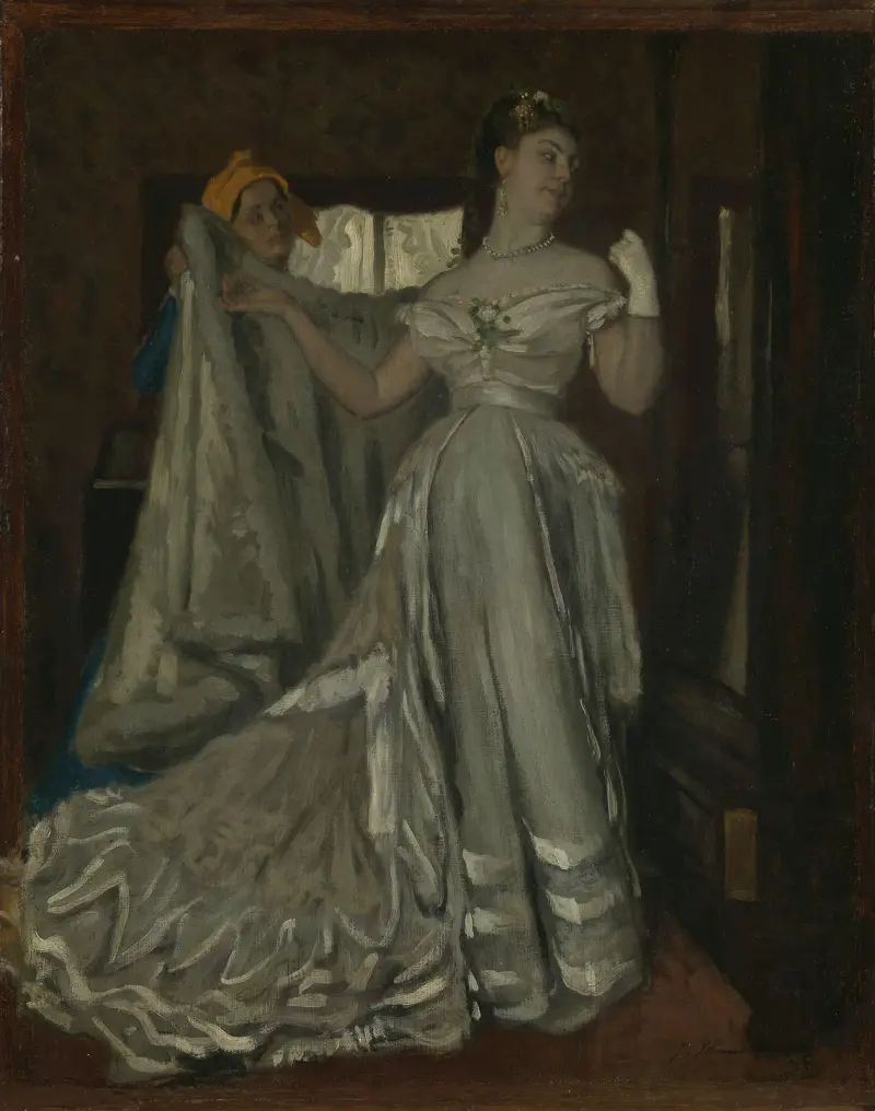Damen och kammarjungfrun av James Tissot