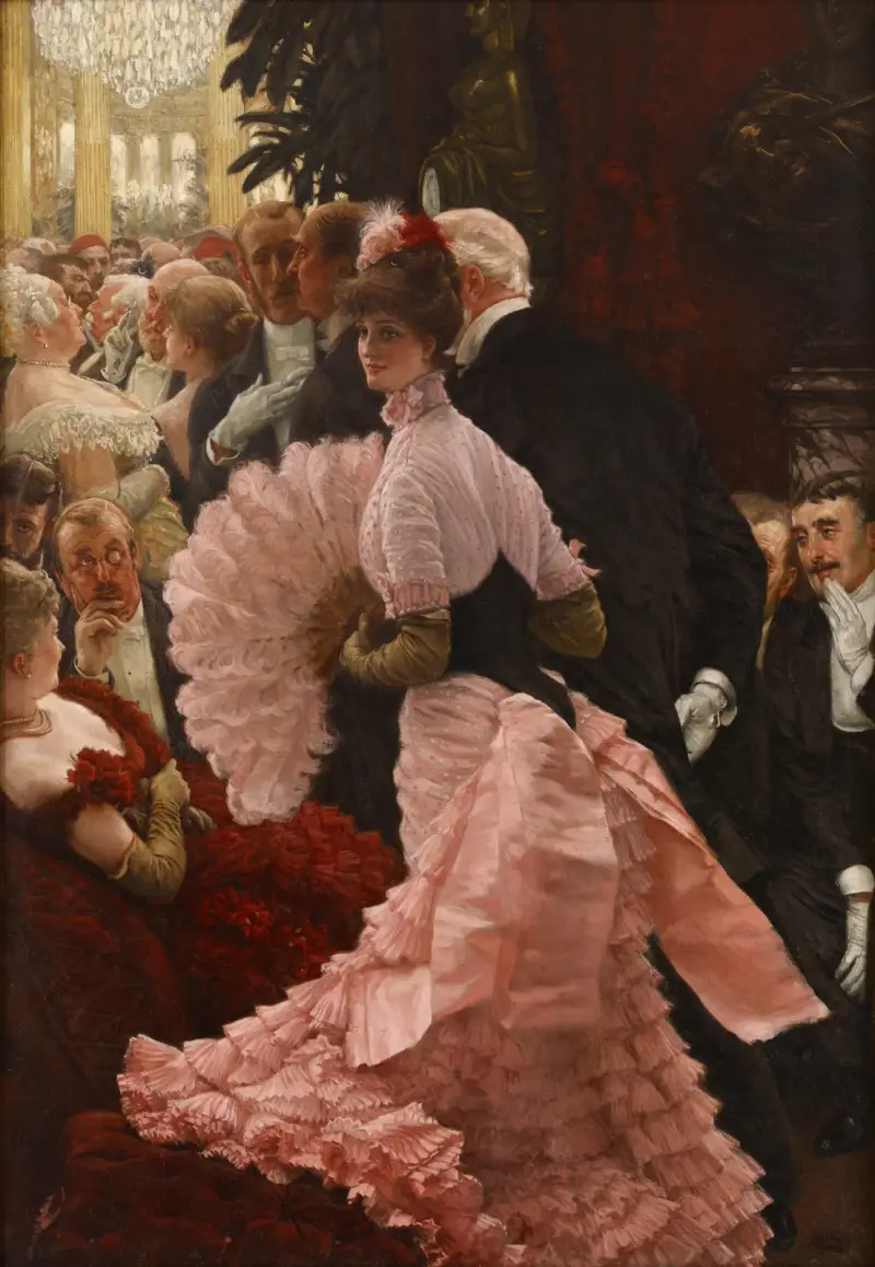 Die Ehrgeizige (Politische Frau) von James Tissot