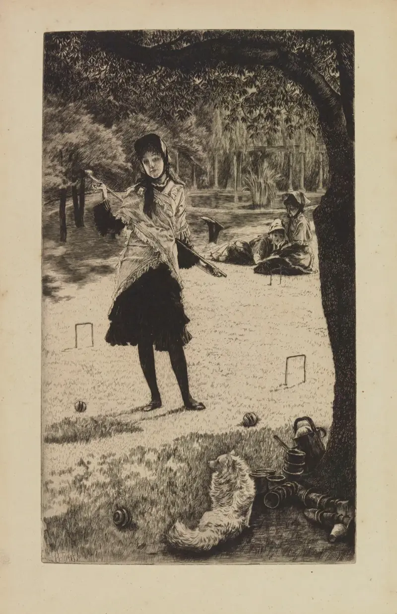 Krocket av James Tissot