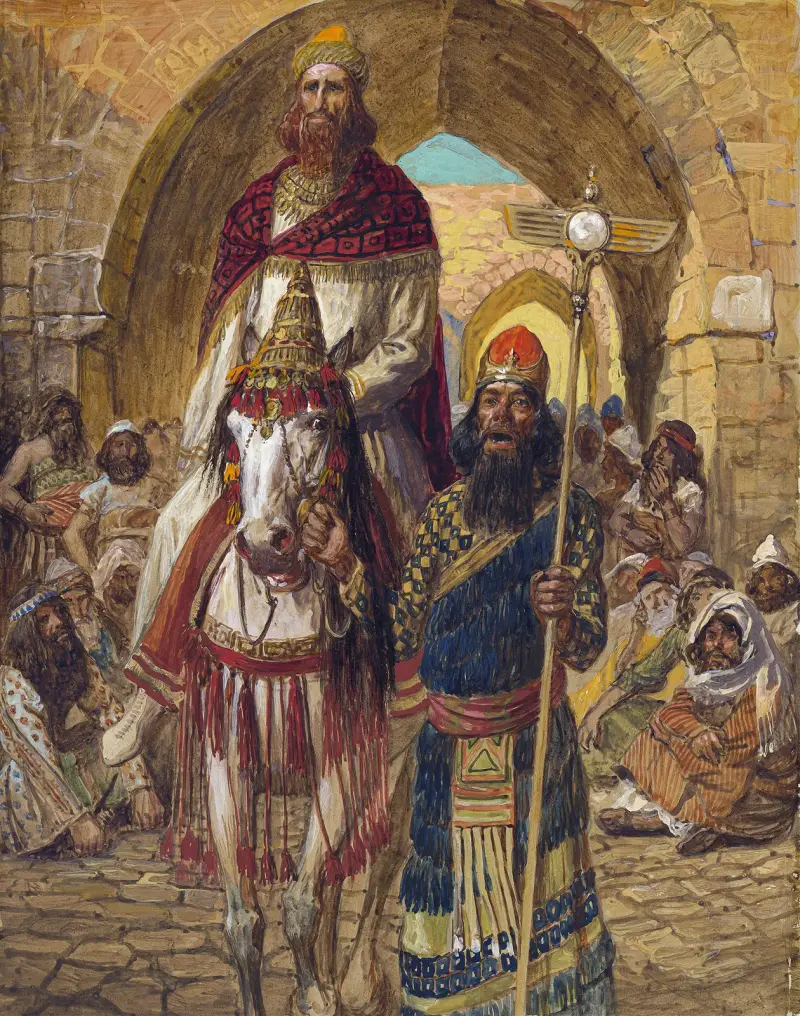 Mordecai’s Triumph av James Tissot
