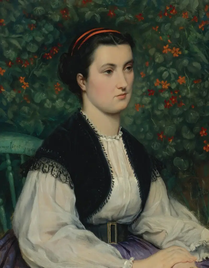 Portrait Of A Lady av James Tissot