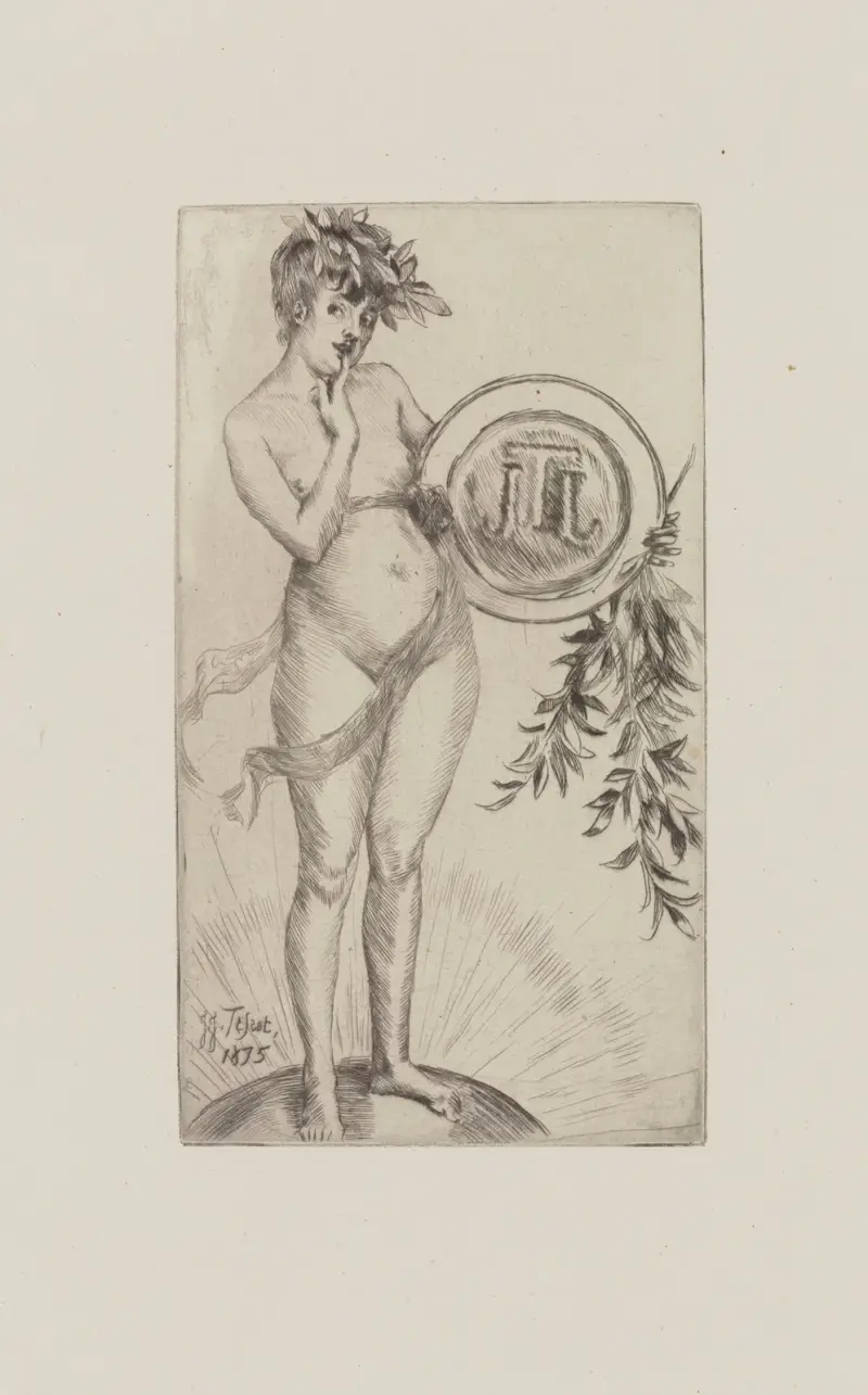 Första titelbladet (med monogrammet) av James Tissot