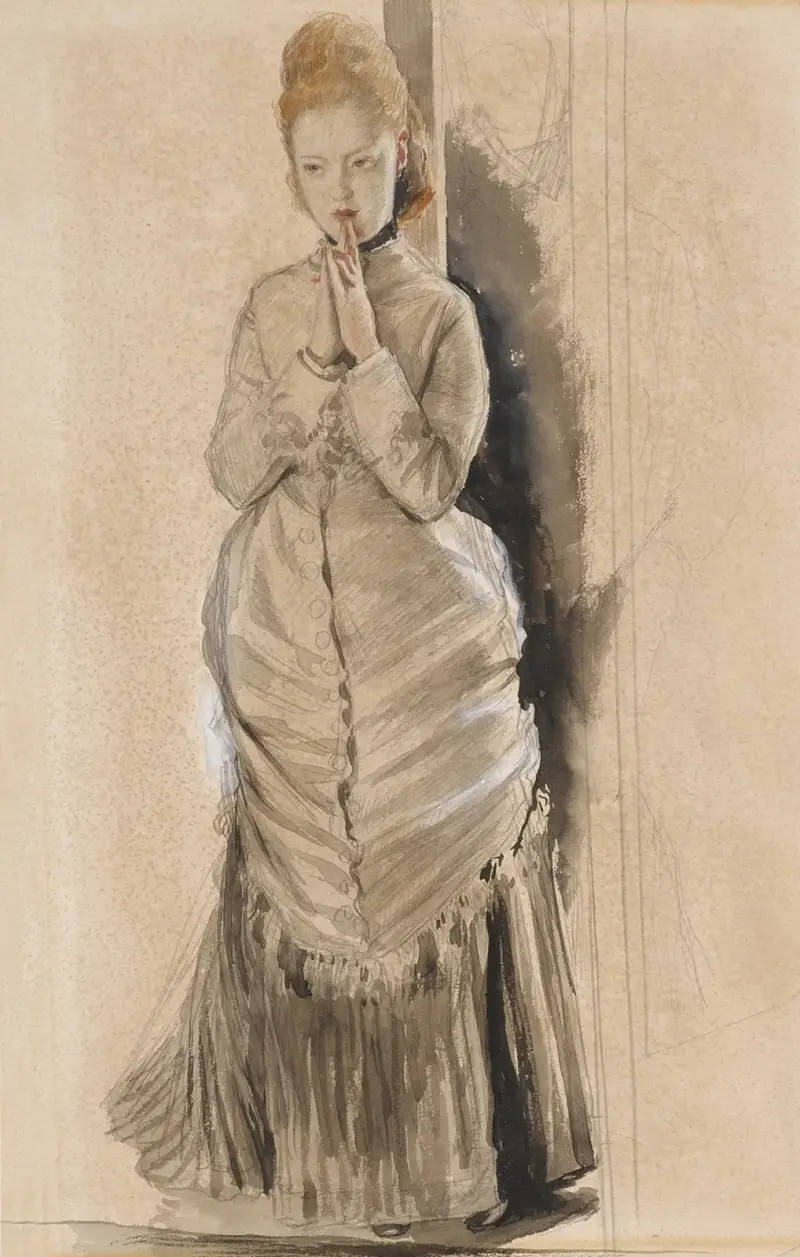 Studie till Friaren av James Tissot