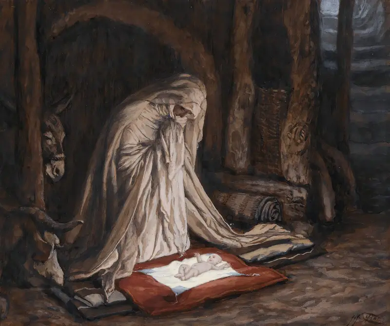 Vår Herre Jesu Kristi födelse av James Tissot