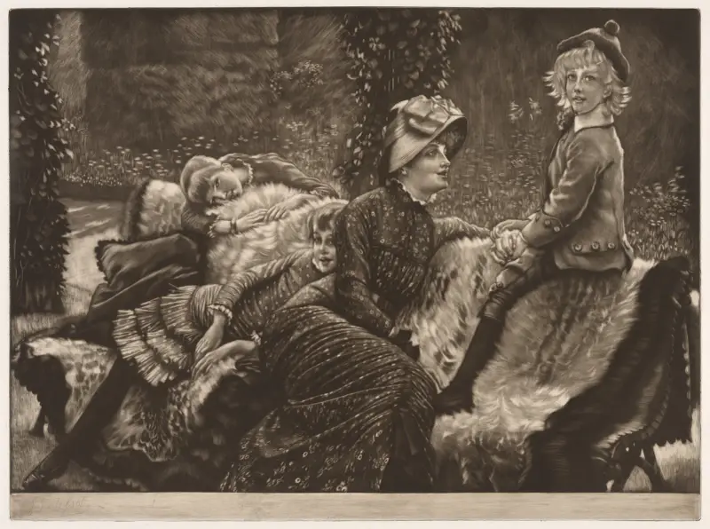 The Garden Bench von James Tissot