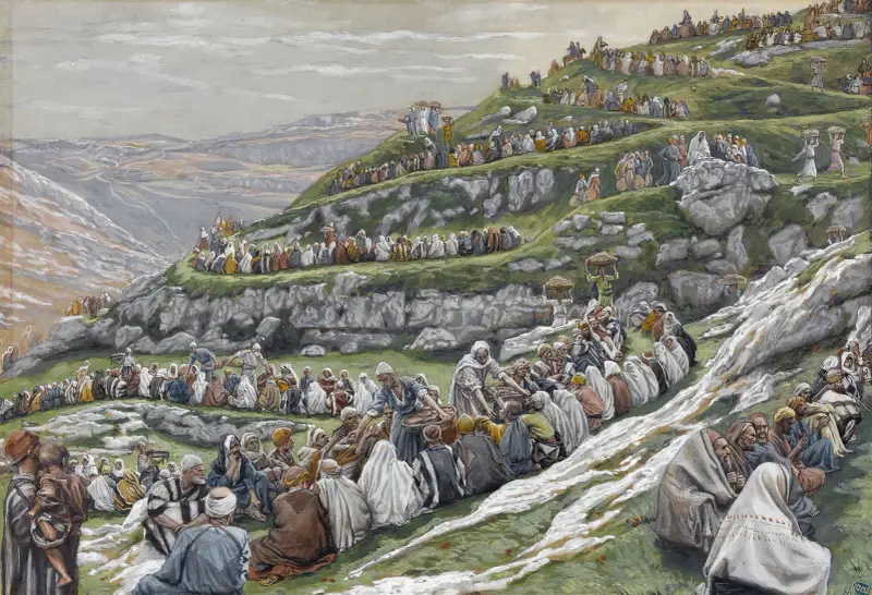 Brödens och fiskarnas under av James Tissot