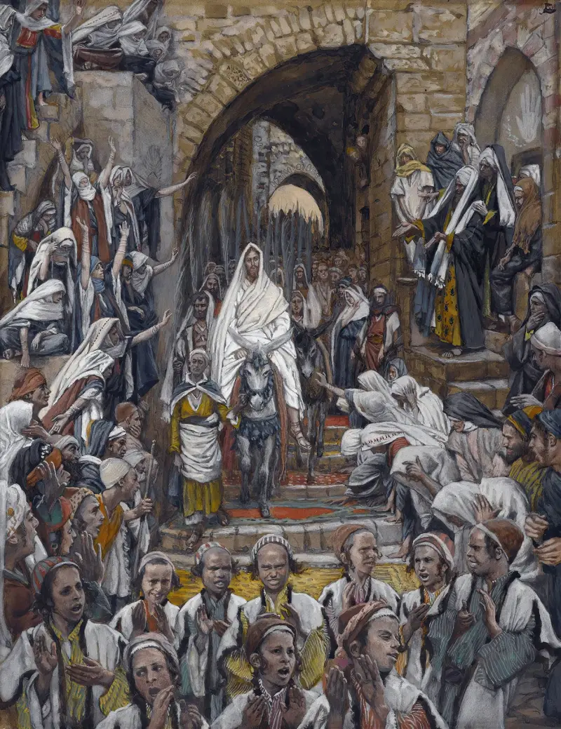 Processionen på Jerusalems gator av James Tissot