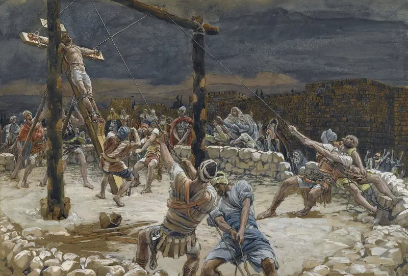 Korsets uppresande av James Tissot
