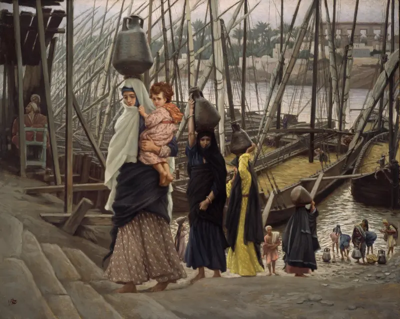 Vistelsen i Egypten av James Tissot