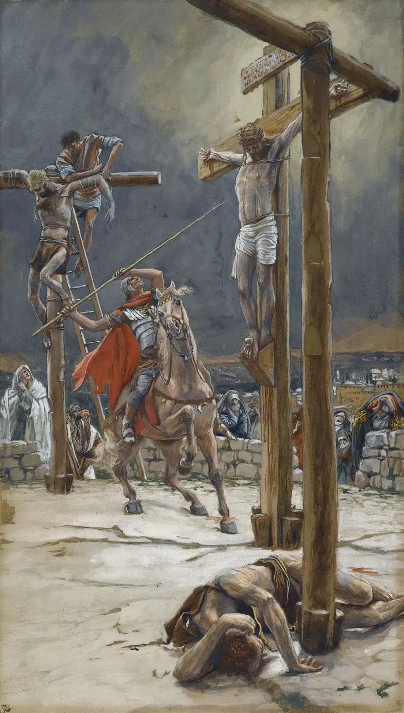 Lansens stöt av James Tissot