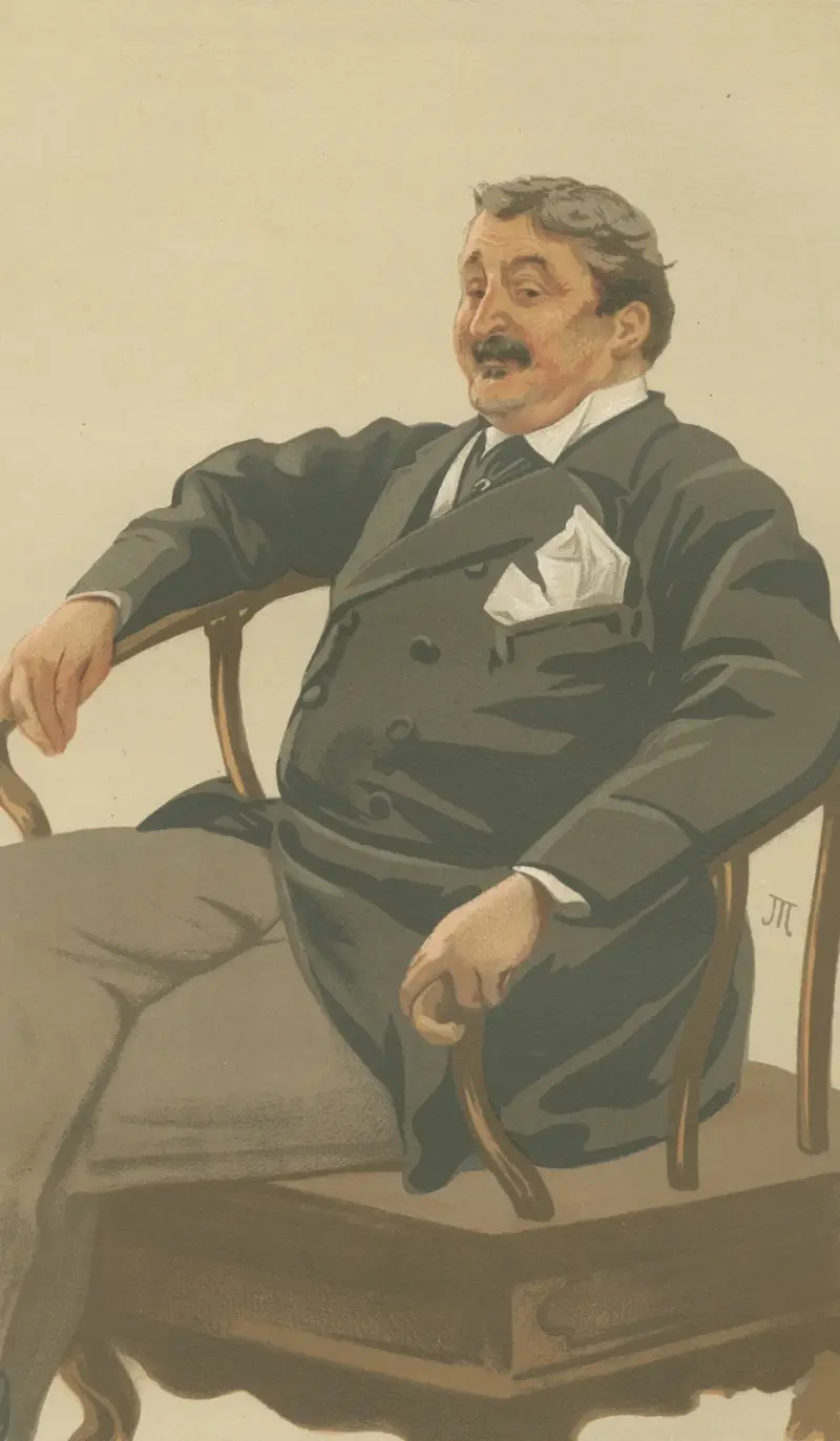 Vanity Fair; Military and Navy; ‘The Queen’s Landlord’, Colonel James Farquharson of Invercauld, August 26, 1876 av James Tissot