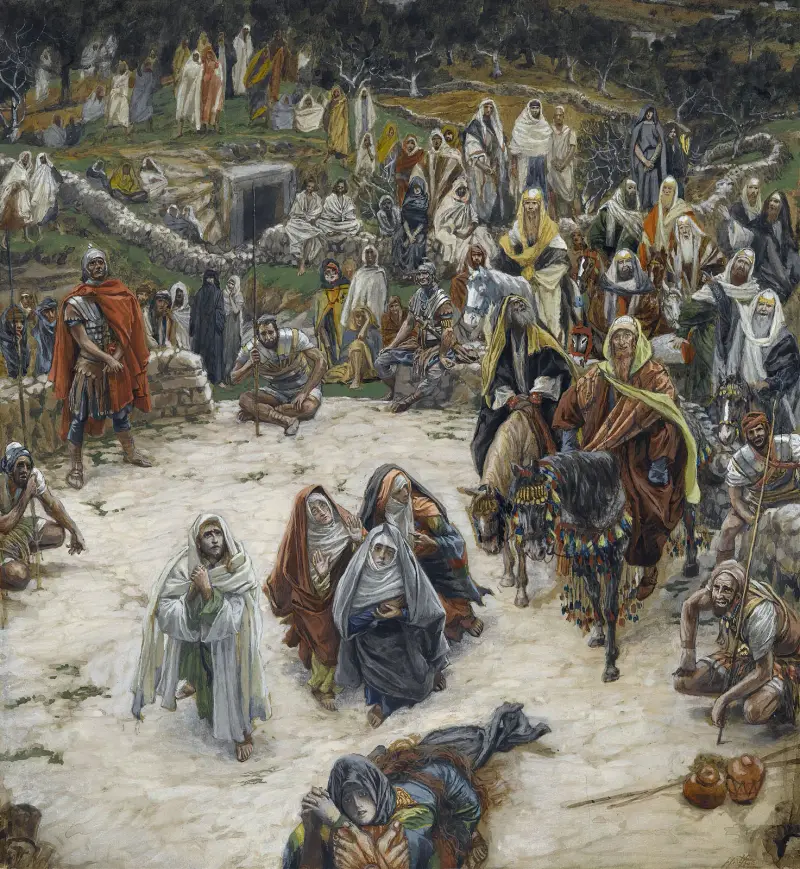 Vad vår Herre såg från korset av James Tissot
