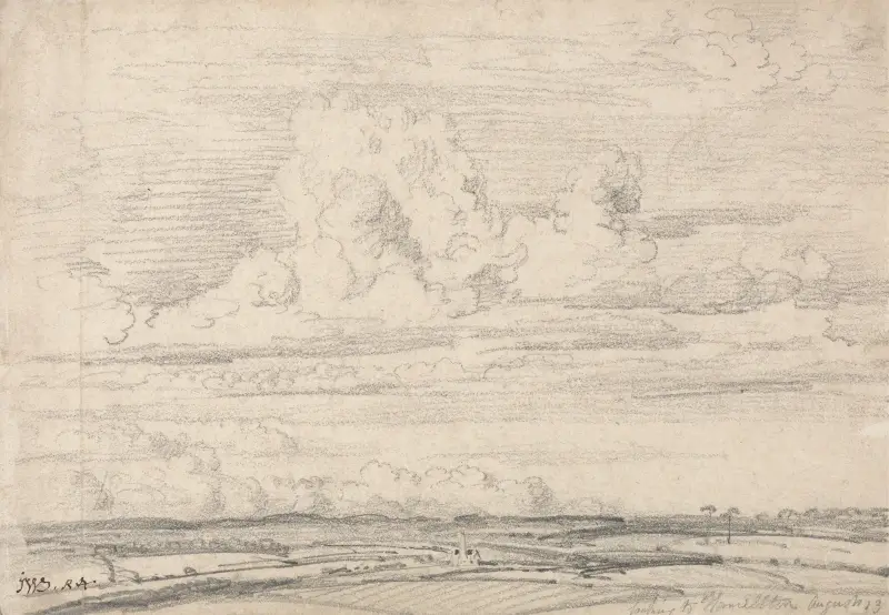 A View near Hamilton av James Ward
