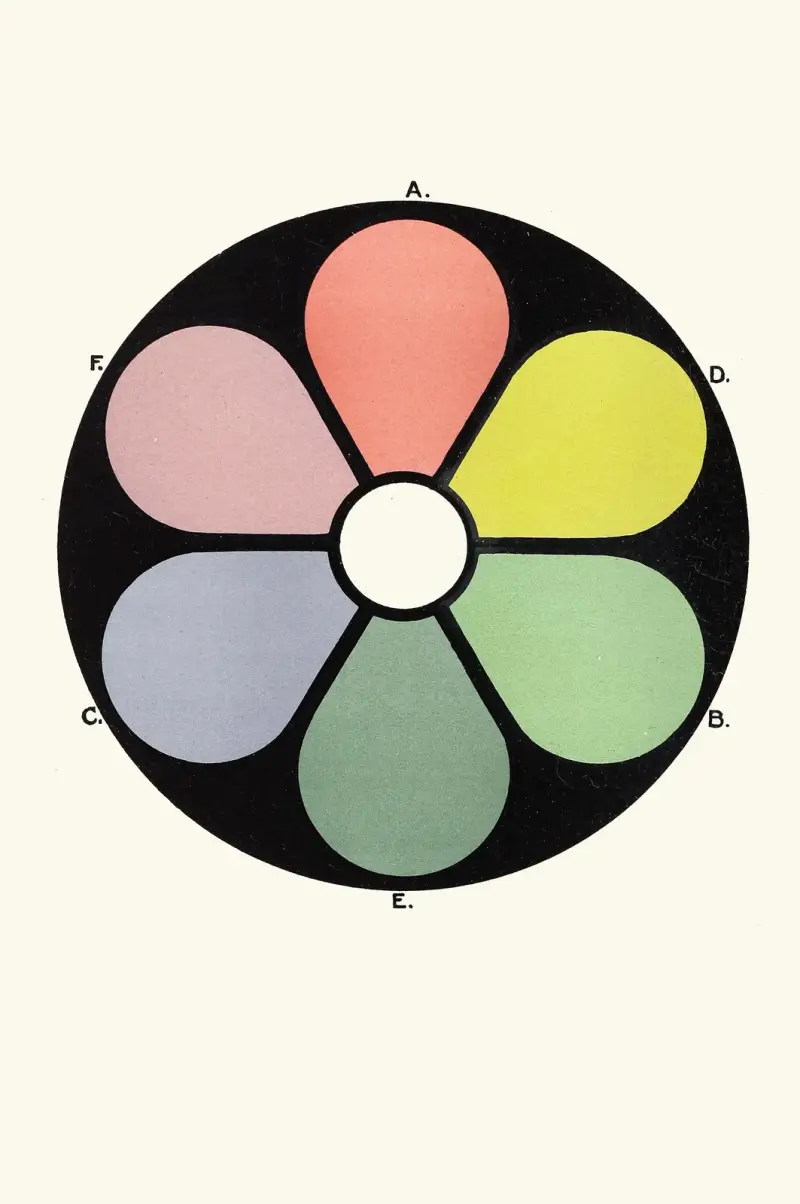 Broken Tones of the Primaries and their Complementaries av James Ward