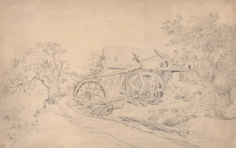 Mr. Thompsons Drahtwerk in Tintern von James Ward