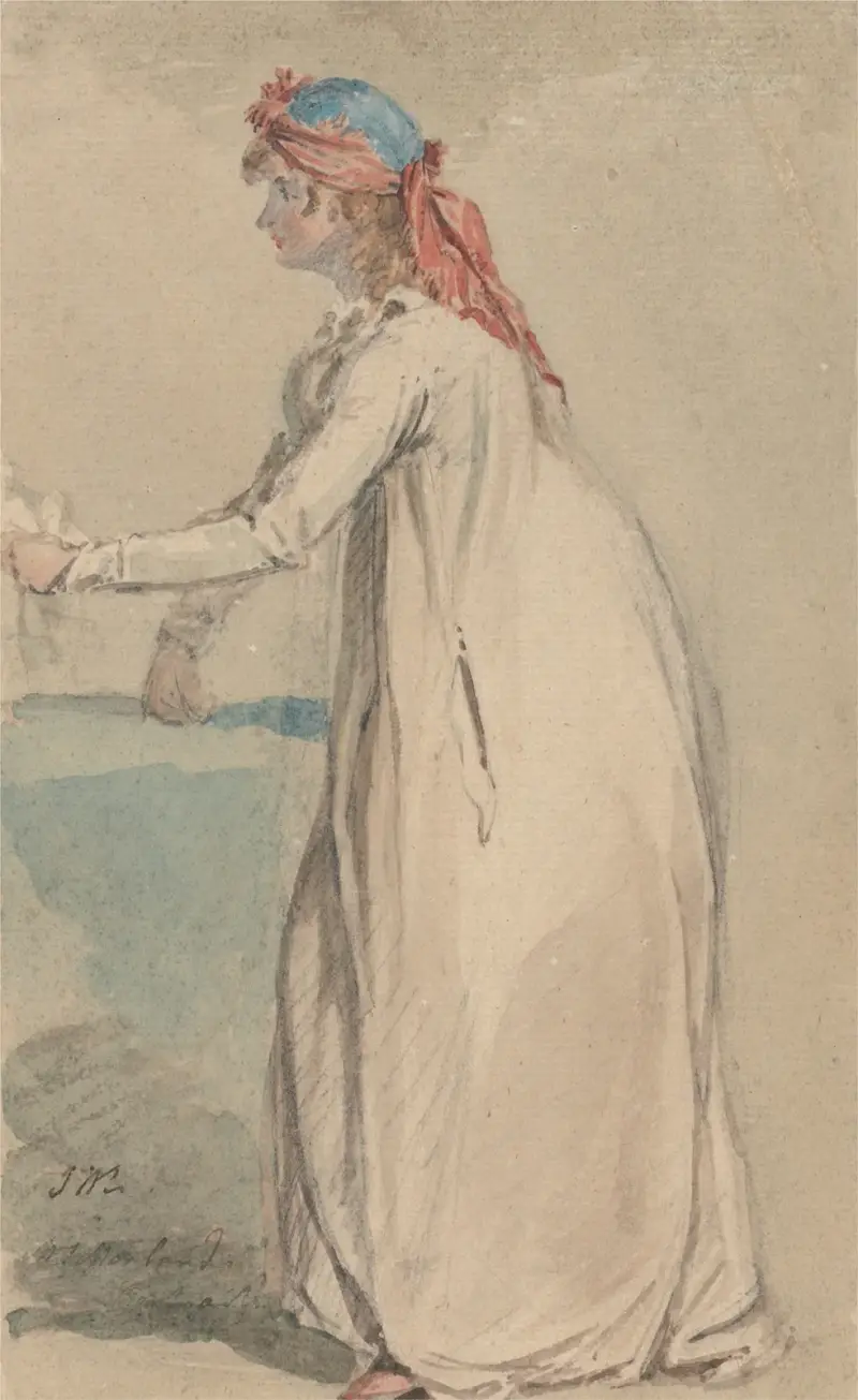 Mrs. Morlands porträtt av James Ward