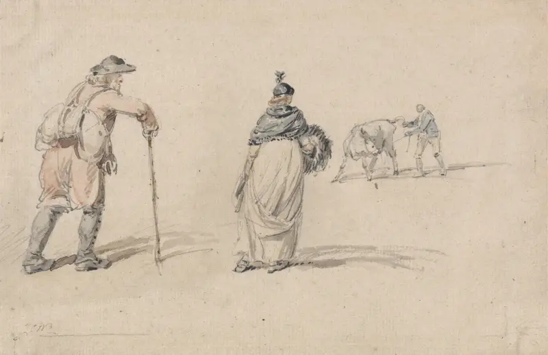 Studier av figurer av James Ward