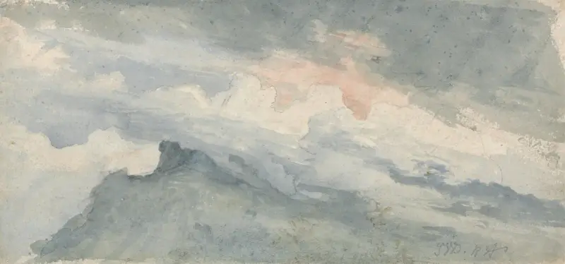Studie av en kulle och himlen av James Ward