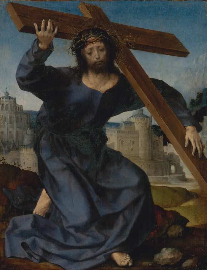 Christ Carrying the Cross av Jan Gossaert