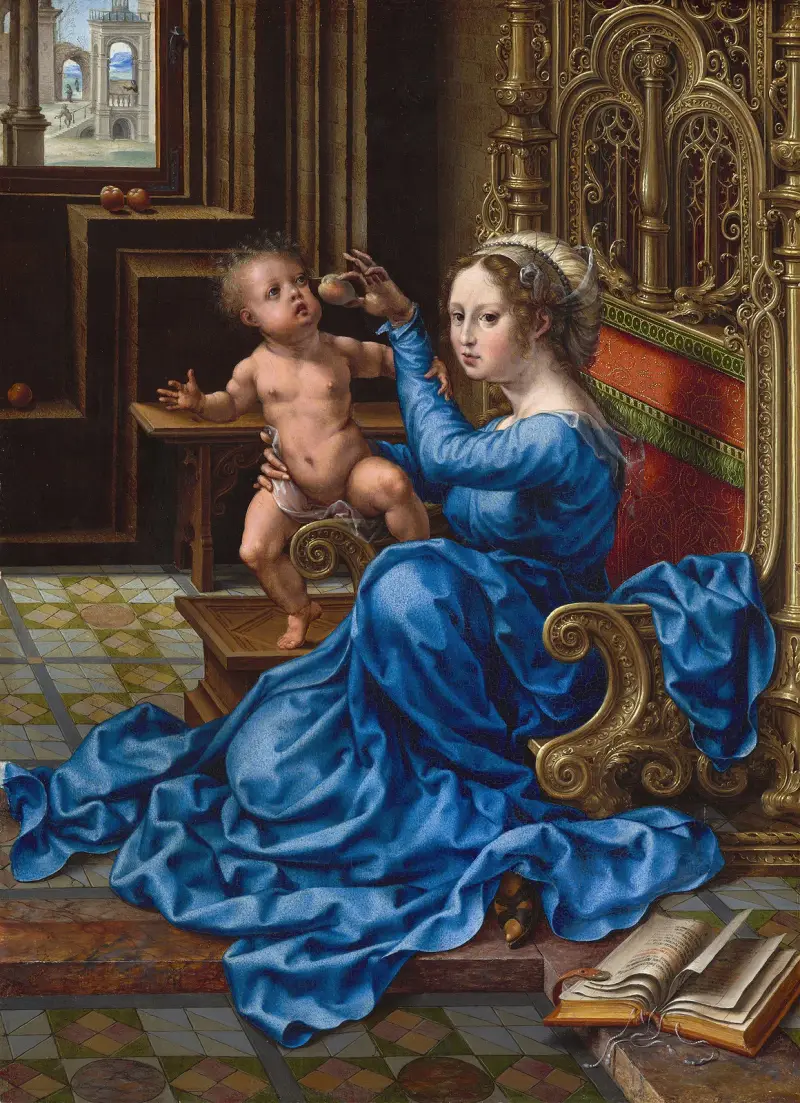 Madonna mit Kind, 1532 von Jan Gossaert