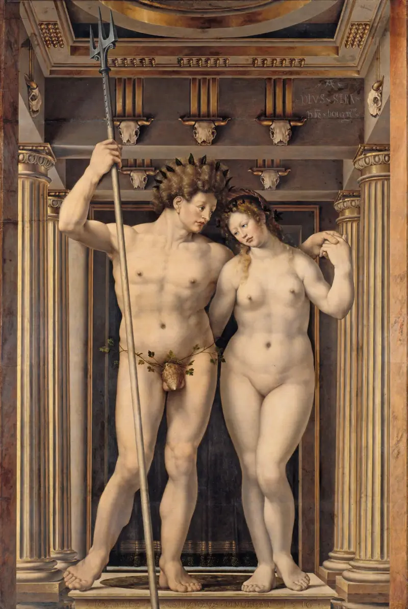 Neptun und Amphitrite von Jan Gossaert