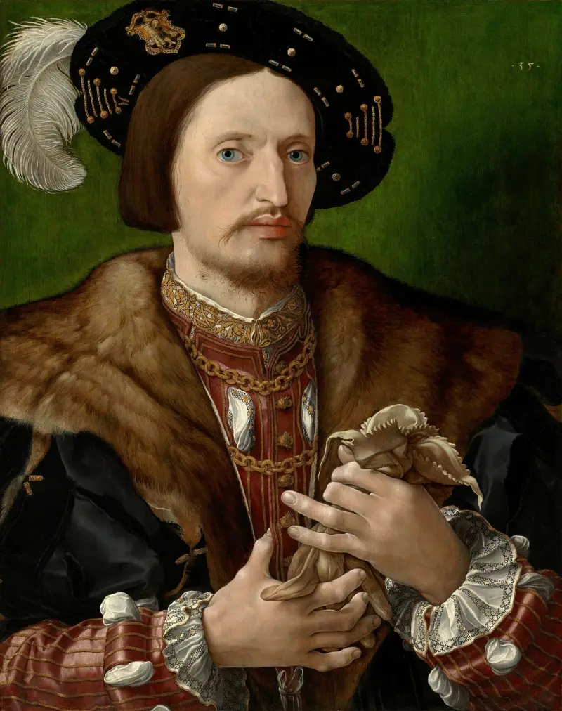 Portrait Of A Gentleman av Jan Gossaert