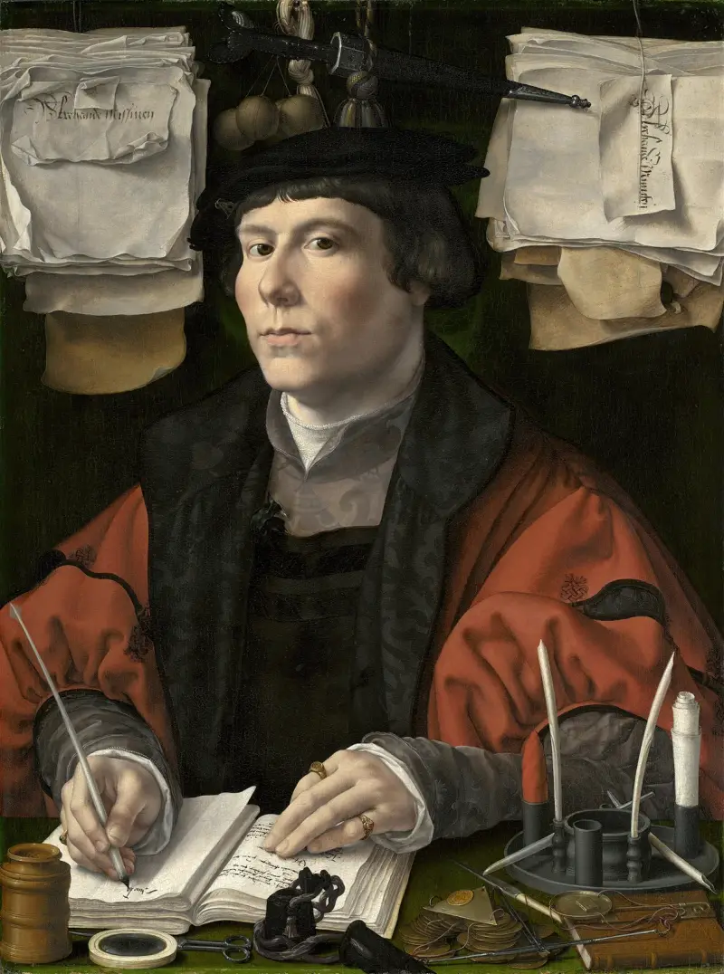 Portrait of a Merchant av Jan Gossaert