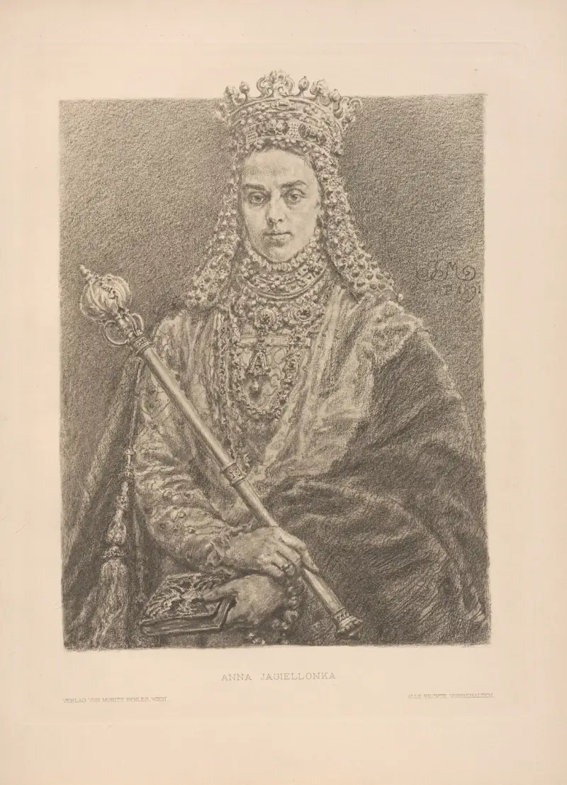 Anna Jagiellonka av Jan Matejko