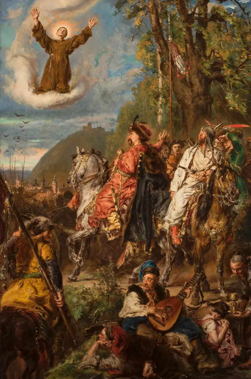 Bohdan Khmelnytsky with Tugay Bey at Lviv av Jan Matejko