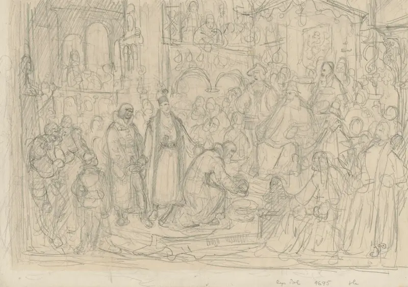Sjuiska prinsarna inför Sigismund III av Jan Matejko