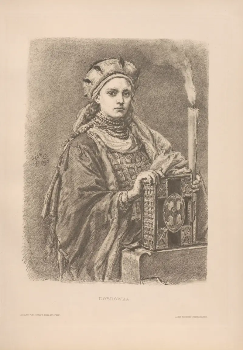 Dobrówka av Jan Matejko