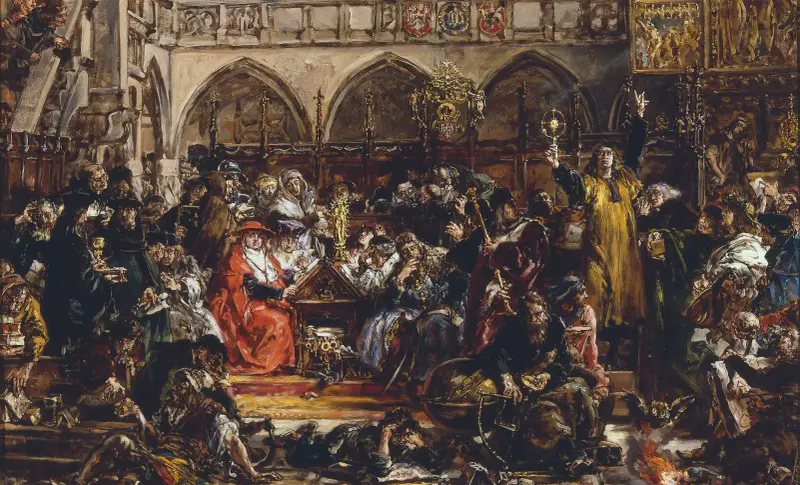 Influence of the university on the country, from the series “History of Civilization in Poland” av Jan Matejko