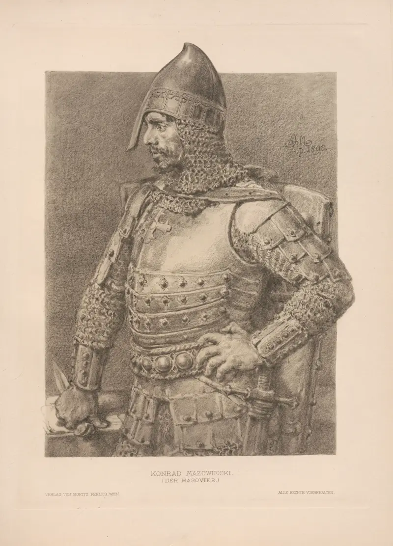 Konrad Mazowiecki av Jan Matejko