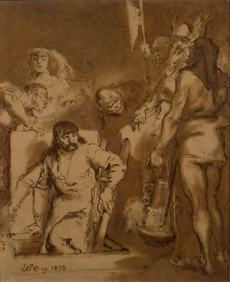 Maćko Borkowic, sketch av Jan Matejko