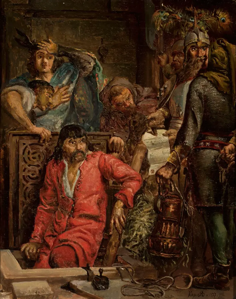 Maćko Borkowic av Jan Matejko