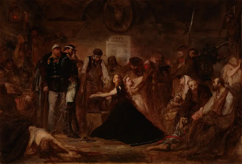 Polonia 1863 (Poland Enchained) von Jan Matejko