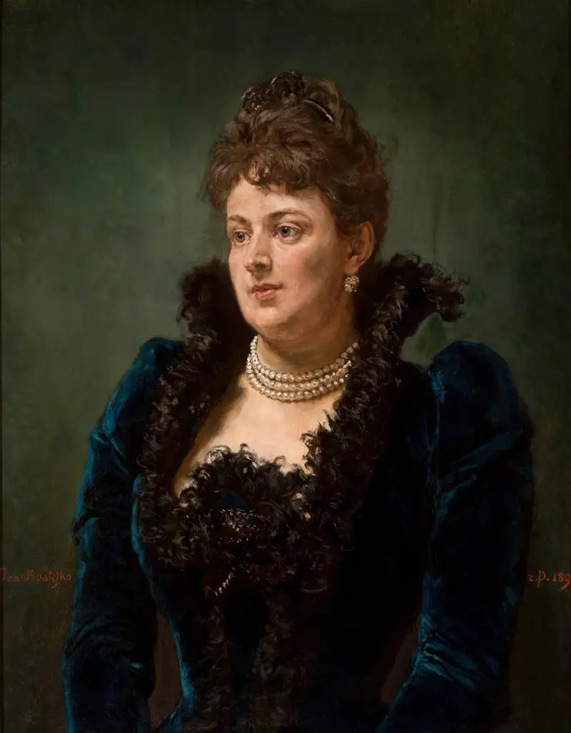 Porträt der Bona Ossowiecka von Jan Matejko