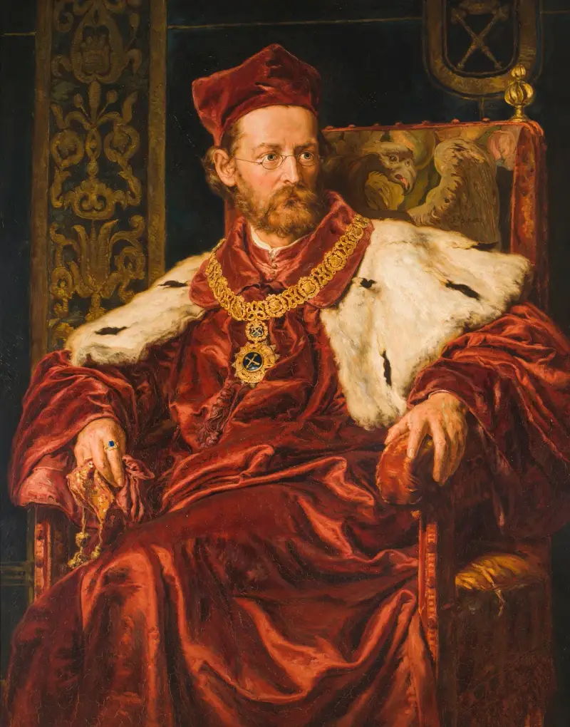 Portrait of Józef Szujski av Jan Matejko