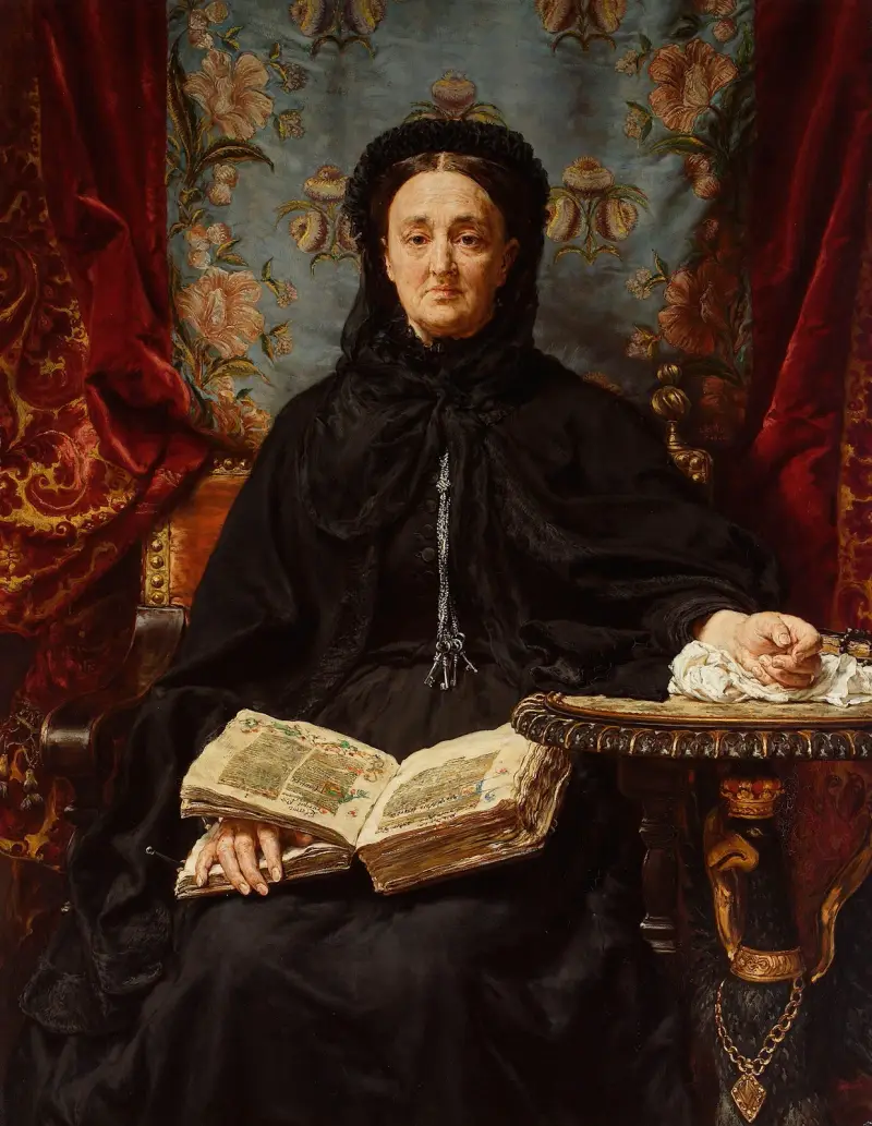 Portrait of Katarzyna Potocka née Branicka (1825–1907), wife of Adam av Jan Matejko