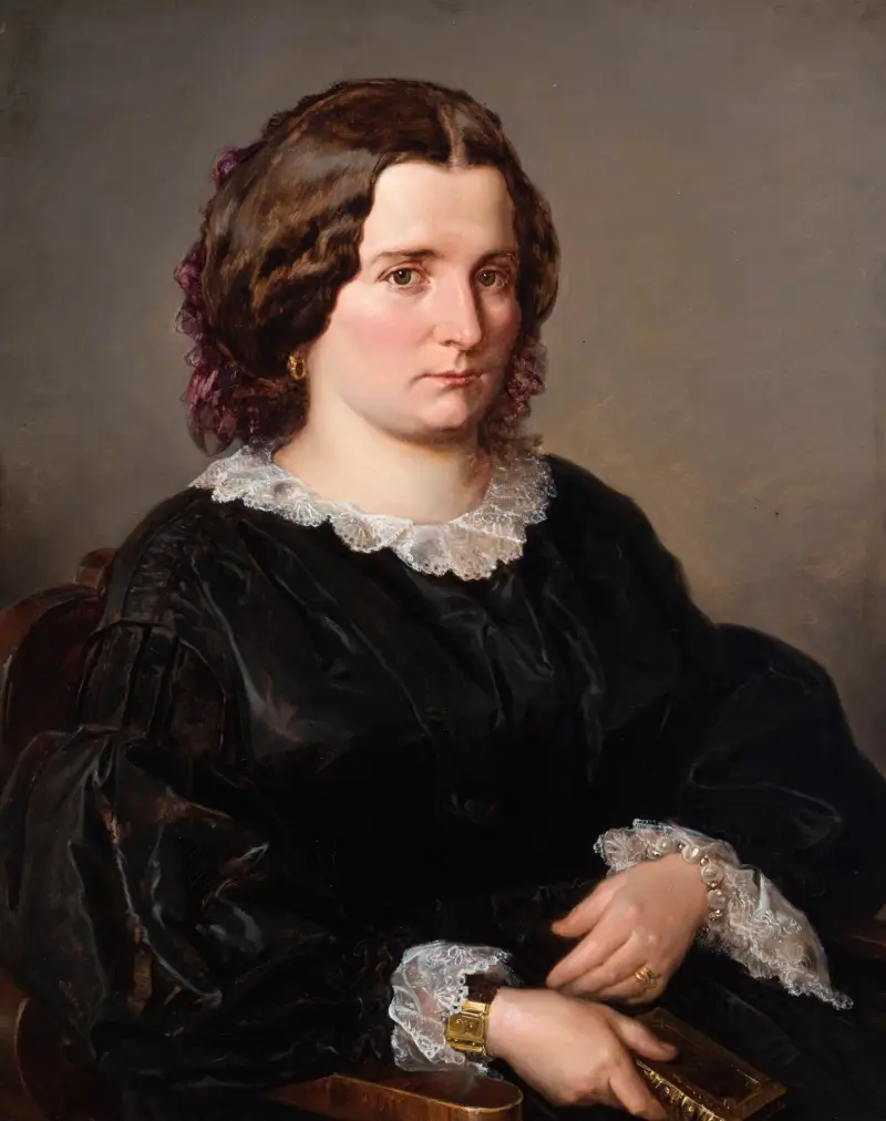 Porträtt av Maria Maurizio av Jan Matejko