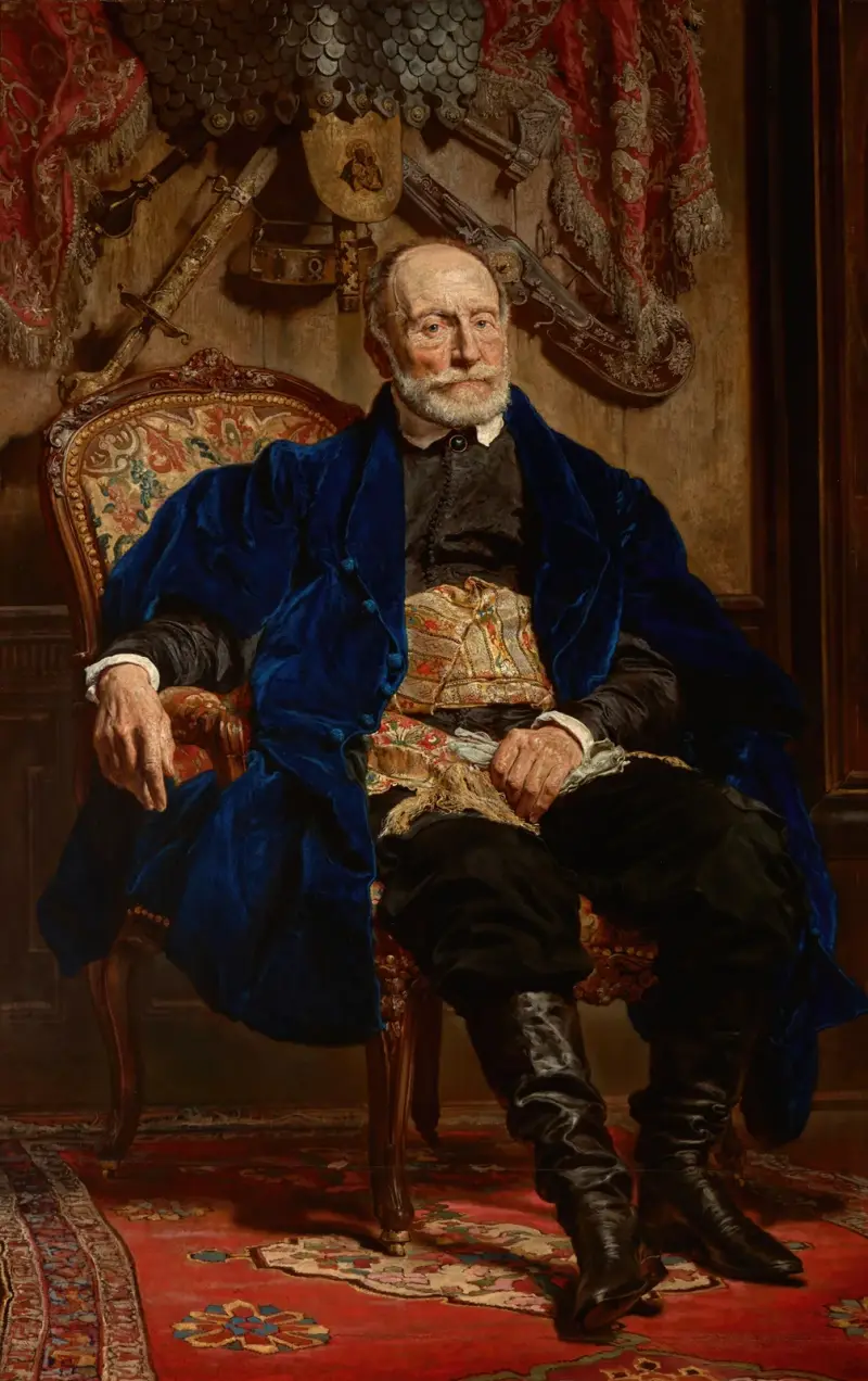 Portrait of Piotr Moszyński av Jan Matejko