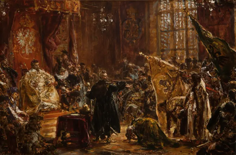 Shuyskytsarer vid sejmen i Warszawa av Jan Matejko